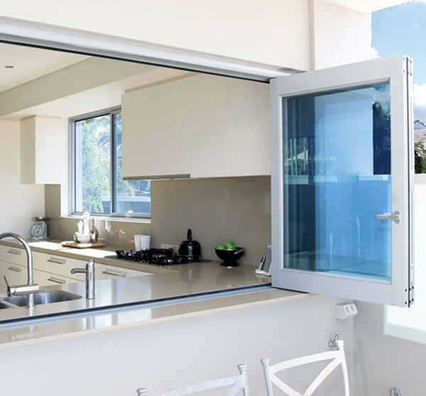Haus of Doors Aluminum Bifold Window 60"Wx48"H - OUT SWING FROM EXTERIOR VIEW image 2
