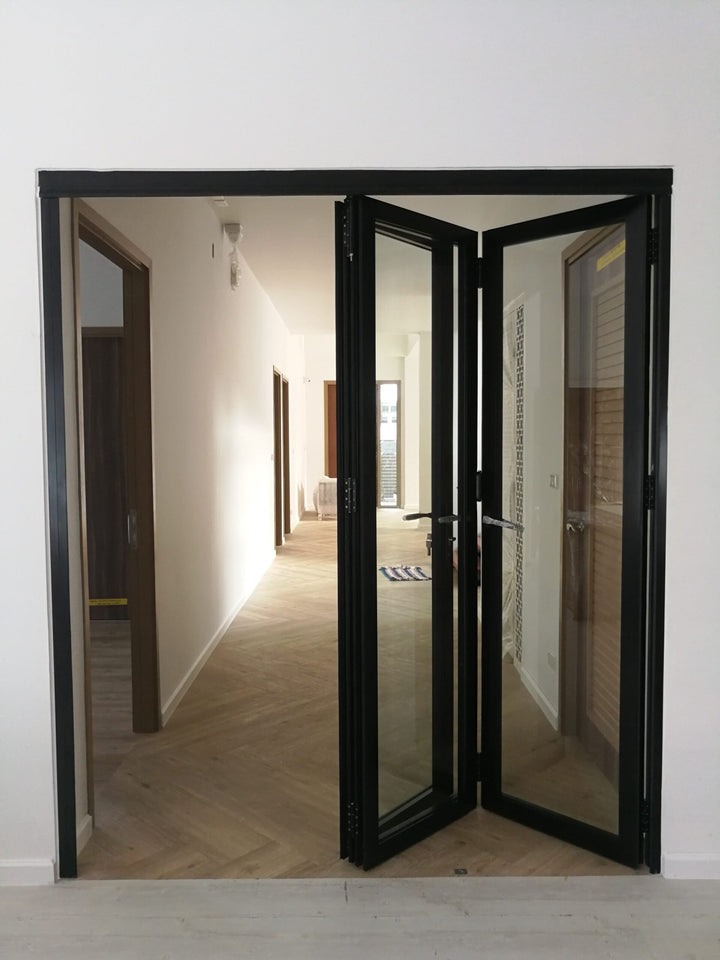 Aluminum Bifold Door 72"Wx80"H - OUT SWING FROM EXTERIOR VIEW image