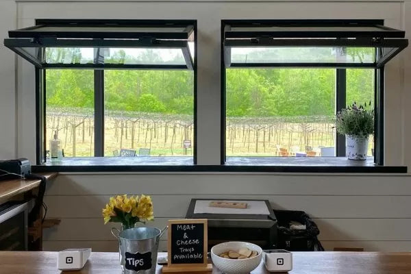 54"x48" Custom Energy-Efficient Aluminum Folding Up Window