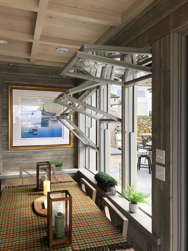 54"x42" Custom Energy-Efficient Aluminum Folding Up Window